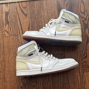 Nike Air Jordan 1 Retro Zoom High Racer Blue White Men's Sneakers